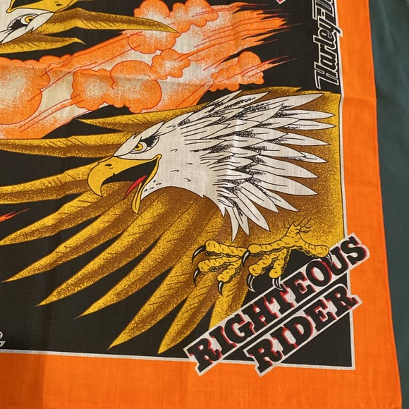 Vintage Harley bandana - Picture 2 of 3